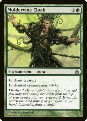 Moldervine Cloak card from Ravnica: City of Guilds