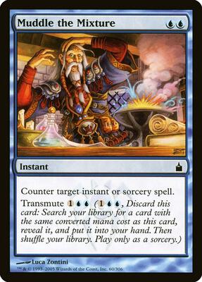 Muddle the Mixture card from Ravnica: City of Guilds