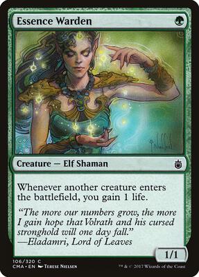 Essence Warden card from Commander Anthology