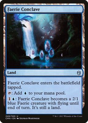 Faerie Conclave card from Commander Anthology