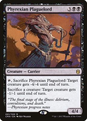 Phyrexian Plaguelord card from Commander Anthology