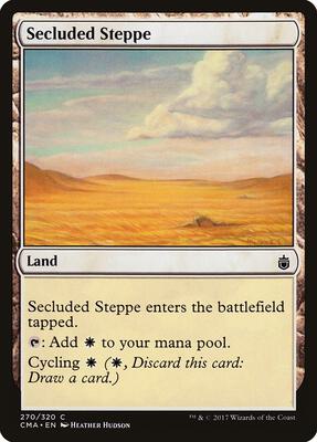 Secluded Steppe card from Commander Anthology