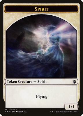 Spirit Token (003) card from Commander Anthology