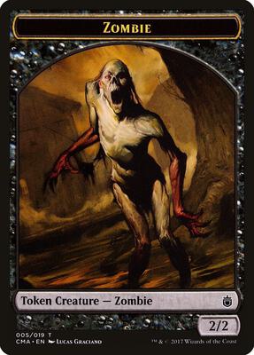 Zombie Token (005) card from Commander Anthology