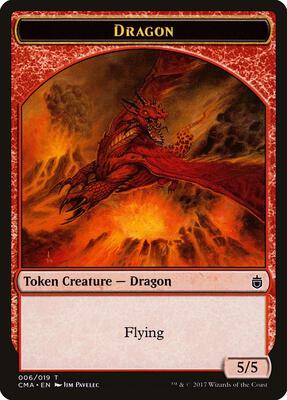 Dragon Token (006) card from Commander Anthology