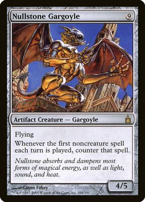 Nullstone Gargoyle card from Ravnica: City of Guilds