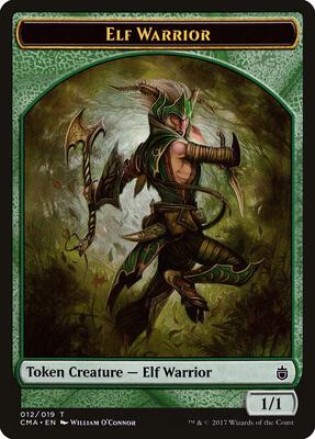 Elf Warrior Token (012) card from Commander Anthology