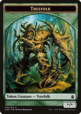 Treefolk Token (015) card from Commander Anthology
