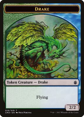 Drake Token (018) card from Commander Anthology