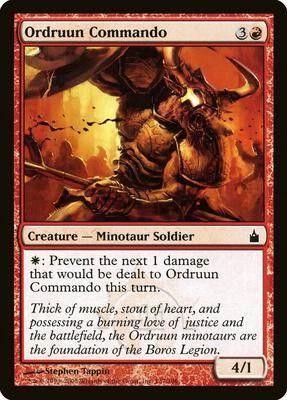 Ordruun Commando card from Ravnica: City of Guilds