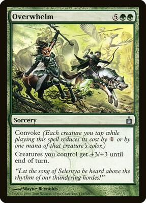 Overwhelm card from Ravnica: City of Guilds