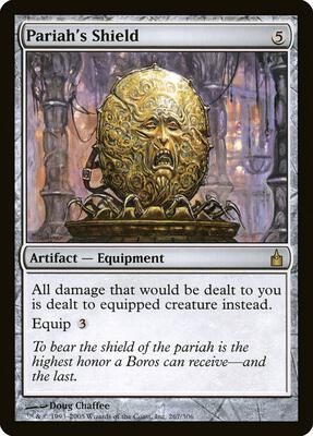 Pariah's Shield card from Ravnica: City of Guilds
