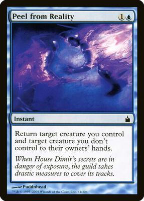 Peel from Reality card from Ravnica: City of Guilds