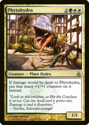 Phytohydra card from Ravnica: City of Guilds