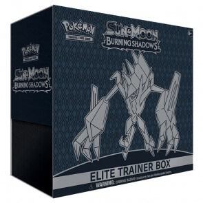 Burning Shadows Elite Trainer Box card from SM - Burning Shadows
