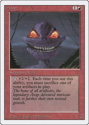 Atog card from Revised Edition