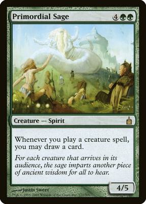 Primordial Sage card from Ravnica: City of Guilds