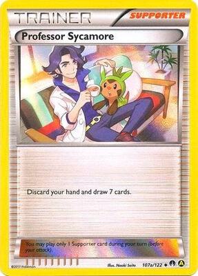 Professor Sycamore - 107a/122 (Holofoil) card from Alternate Art Promos