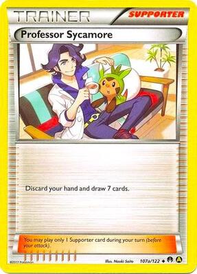 Professor Sycamore - 107a/122 (Non-Holo) card from Alternate Art Promos