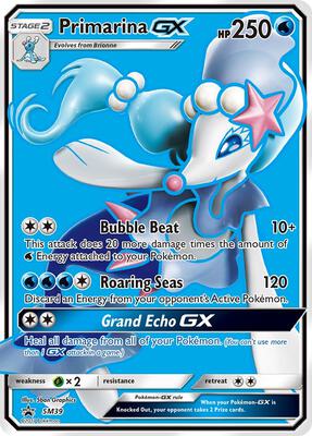 Primarina GX - SM39 card from SM Promos