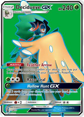 Decidueye GX - SM37 card from SM Promos