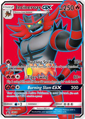 Incineroar GX - SM38 card from SM Promos