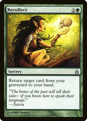 Recollect card from Ravnica: City of Guilds