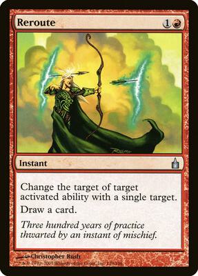 Reroute card from Ravnica: City of Guilds
