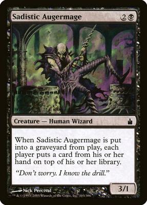 Sadistic Augermage card from Ravnica: City of Guilds