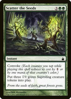 Scatter the Seeds card from Ravnica: City of Guilds