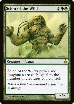Scion of the Wild card from Ravnica: City of Guilds