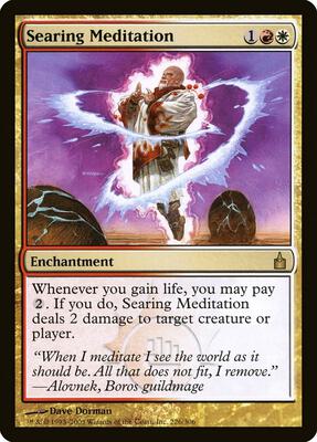Searing Meditation card from Ravnica: City of Guilds