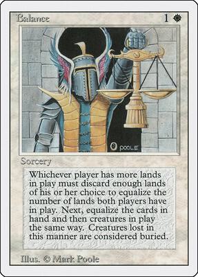 Balance card from Revised Edition