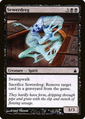 Sewerdreg card from Ravnica: City of Guilds