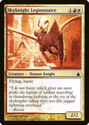 Skyknight Legionnaire card from Ravnica: City of Guilds