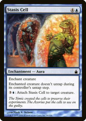 Stasis Cell card from Ravnica: City of Guilds