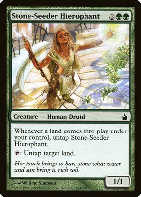 Stone-Seeder Hierophant card from Ravnica: City of Guilds