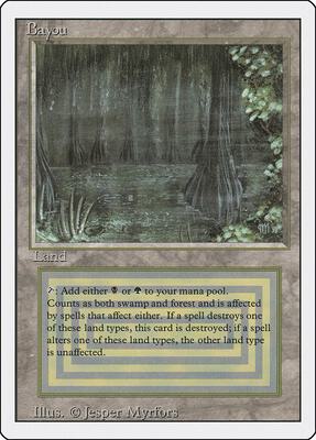 Bayou card from Revised Edition