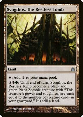 Svogthos, the Restless Tomb card from Ravnica: City of Guilds