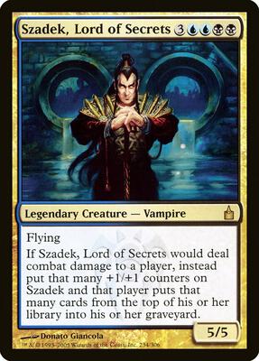 Szadek, Lord of Secrets card from Ravnica: City of Guilds