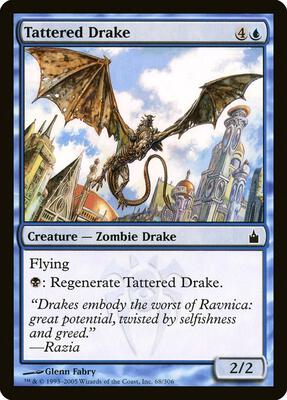 Tattered Drake card from Ravnica: City of Guilds