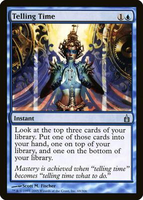 Telling Time card from Ravnica: City of Guilds