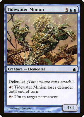 Tidewater Minion card from Ravnica: City of Guilds