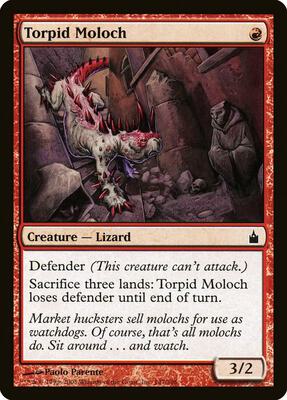 Torpid Moloch card from Ravnica: City of Guilds