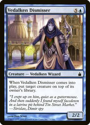 Vedalken Dismisser card from Ravnica: City of Guilds