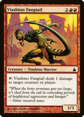 Viashino Fangtail card from Ravnica: City of Guilds