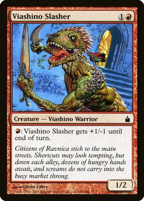 Viashino Slasher card from Ravnica: City of Guilds