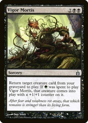 Vigor Mortis card from Ravnica: City of Guilds