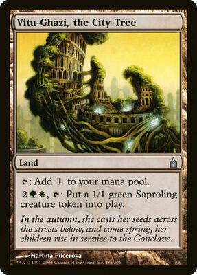 Vitu-Ghazi, the City-Tree card from Ravnica: City of Guilds