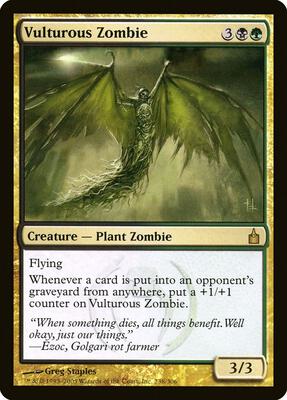 Vulturous Zombie card from Ravnica: City of Guilds